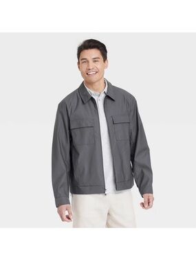 Men’s Dark Grey Utility Jacket. NWT. Size 2XL By GOODFELLOW.